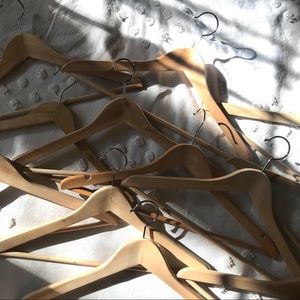 26 Wooden Clothes Hangers